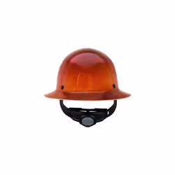 MSA 475407 Skullgard Full-Brim Hard Hat with Fas-Trac III Ratchet Suspension | Non-slotted Hat, Made of Phenolic Resin, Radiant Heat Loads up to 350F