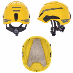 MSA 10194785 H1 VGard Helmet With FasTrac III Ratchet Suspension  Polyethylene Shell  Superior Impact Protection  Self Adjust