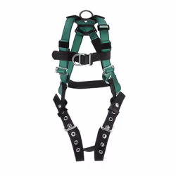 MSA 10197207 V-Form Full Body Safety Harness - Size: Standard (Medium)