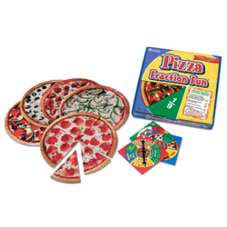Learning Resources Pizza Fraction Fun Game