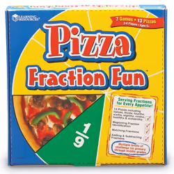 Learning Resources Pizza Fraction Fun Game