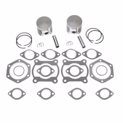 2 SPI Pistons & Top End Gasket Kit 1986-1999 Polaris 500 Indy Trail 48