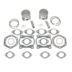 2 SPI Pistons & Top End Gasket Kit 1986-1999 Polaris 500 Indy Trail 48