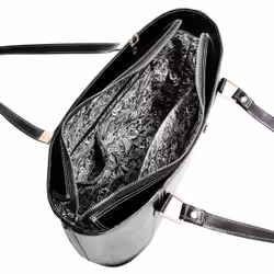 McKlein CRISTINA Leather Black Tote bag