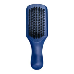 JOHNNY B. Professional Compact Barber Brush  Soft Nylon Bristles (Blue