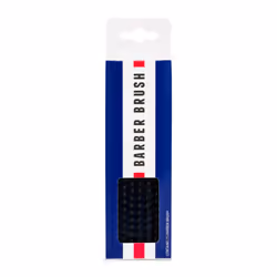 JOHNNY B. Professional Compact Barber Brush  Soft Nylon Bristles (Blue