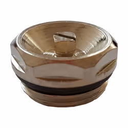 1/2" Inch BSP Nickel Plated Manual Mechanical Radiator Air Vent Bleed Plug Valve