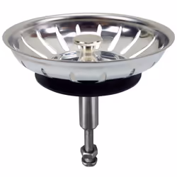 Kitchen Basin Drain Sink Waste Strainer Plug Steel with Adjustable Height