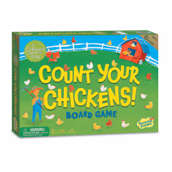 Peaceable Kingdom Count Your Chickens, Board game, Race, 3 yr(s), 10 min, Family game