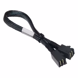 Highpoint 8643-8643-060 0.6M SFF-8643 to SFF-8643 NVMe HD-Mini SAS cable, 0.6 m, SFF-8643 NVMe HD-Mini SAS (U.2), SFF-8643 NV ...