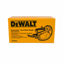 DEWALT DPG82-21C Concealer Goggle  Adult  Smoke Anti-Fog Lens - 1 Pair
