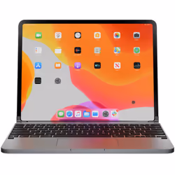 Brydge 12.9 Pro+ Wireless Backlit Keyboard with Trackpad for iPad Pro 12.9" 3rd Gen (Space Gray)