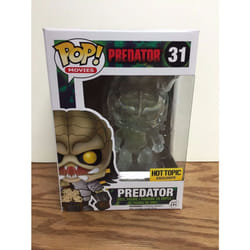 Funko Pop Movies Predator Clear Green Blood Splatter Hot Topic Exclusive #31 Vinyl Figure