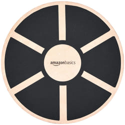Amazon Basics Wood Wobble Balance Board - 162 x 162 x 36 Inches  Black