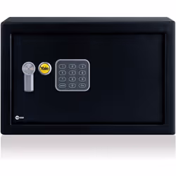 Yale YEC/200/DB1 Small Alarmed Value Safe, 130 db built in Alarm, Steel Construction, Steel Locking Bolts, Emergency Overide  ...