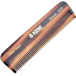 KENT Hair Comb  4.5 Inch Fine Tooth Comb - Handmade Pocket Comb and Travel Comb for Men and Women  Styling Comb for Fine or Thinning Hair  Mustache an