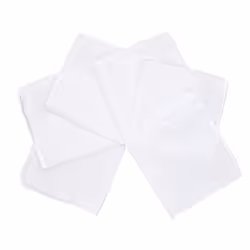 Selected Hanky Women's Cotton Handkerchiefs with Crohet Lace at Corner  Ladies Hankies for Bridal Wedding 6 Pcs Set