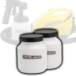 Paint Sprayer Professional Total Painter, Spray Paint Gun for All Surfaces, 900W, Lightweight, 3600rpm, Indoor and Outdoor - 800m - 2 Extra Containers
