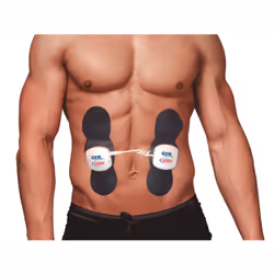 ISL Italy Gymform Power Burn electronic muscle stimulator Sticker plate Blue, White