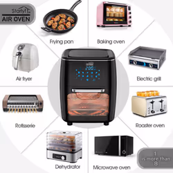Air Fryer Oven with cage STARLYF,12 L, 1700W,10 programs