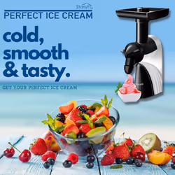 STARLYF Ice Cream Maker 100% Natural Ice Creams and Desserts.