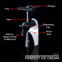 STARLYF Ice Cream Maker 100% Natural Ice Creams and Desserts.