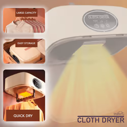 Portable Electric Cloth Dryer, Foldable Mini Tumble Dryer