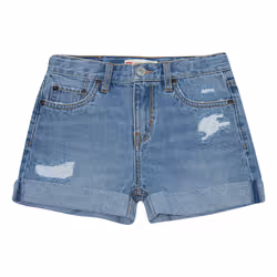 Levi's Girls' Girlfriend Fit Denim Shorty Shorts Miami Vices 3T