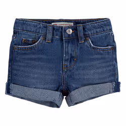 Levi's Girls' Girlfriend Fit Denim Shorty Shorts  Evie  6X