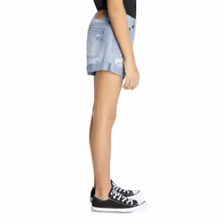 Levi's Girls' Girlfriend Fit Denim Shorty Shorts  Miami Vices  8