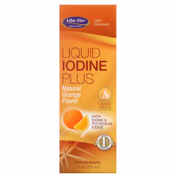 Life-flo, Liquid Iodine Plus, Natural Orange Flavor, 2 fl oz (59 ml)