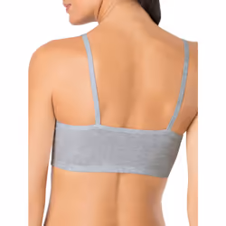 Fruit of the Loom womens Spaghetti strap Pullover Sports Bra  White/Heather Gray/Black  6-count 2 of each color