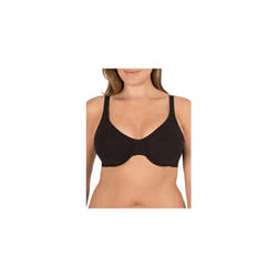 Fruit of the Loom Women's Cotton Stretch Extreme Comfort Bra  Black HU