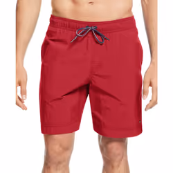 Tommy Hilfiger Men's Big & Tall The Tommy Swim Short Primary Red 2XL