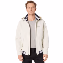 Tommy Hilfiger Men's Lightweight Waterproof Regatta Jacket Silver Bir