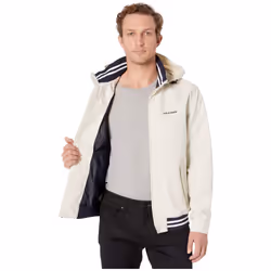 Tommy Hilfiger Men's Lightweight Waterproof Regatta Jacket  Silver Bir