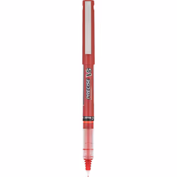 Pilot Precise V5 Stick Rolling Ball Pens  Extra Fine Point  Red Ink  6 Pack