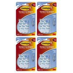 Command Refill Strips  Medium  Clear  36-Strips