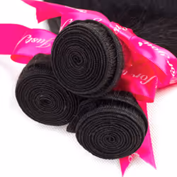 Subella Brazilian Straight Hair 3 Bundles with Closure Grade 10A Unprocessed Brazilian Virgin Human Hair Bundles with Closure (16 18 20+14 Free Part)