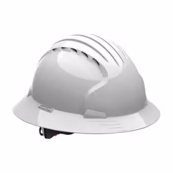 Evolution Deluxe 6161 280-EV6161-10V Full Brim Hard Hat with HDPE Shell 6-Point Polyester Suspension and Wheel Ratchet Adjus ...
