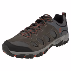 ) Mens Merrell Casual Lace Up Trainers Ridgepass Bolt - UK 7, Granite/Red Ochre (Grey