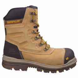 ) Caterpillar Premier Nubuck Honey Safety Boots - Gold, 9 (Adults' - Additional view 4