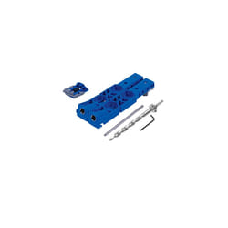 Pocket Hole Jig XL Drilling Template Wood Connection for Extra Large Pocket Holes Set with Step Drill + Deep Ash + Screwdriver Bit + Clamp Adapter