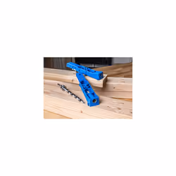 Pocket Hole Jig XL Drilling Template Wood Connection for Extra Large Pocket Holes Set with Step Drill + Deep Ash + Screwdriver Bit + Clamp Adapter - Additional view 5
