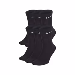 NIKE Dri-Fit Classic Cushioned Crew Socks Large  Black/White/White