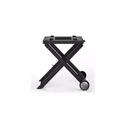 Ninja Woodfire Folding Grill Stand, Compatible with Ninja Woodfire Electric Outdoor BBQ Grill (OG700 Series), Black/Grey XSKG ...