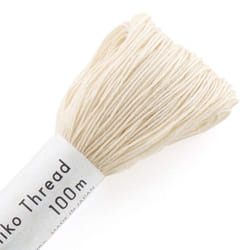 Shibori Dragon Sashiko Large Skein 111yds Thread  Off-White
