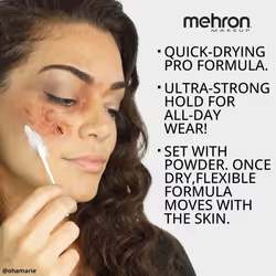 Mehron Makeup Liquid Latex for special effects| halloween| movies  Light Flesh - 9 ounce