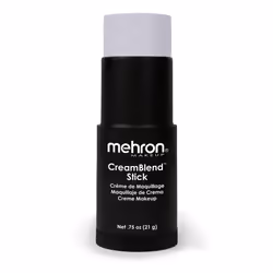 Mehron Makeup creamBlend Stick Face Paint Body Paint & Foundation cream Makeup Body Paint Stick 75 oz (21 g) (Light grey)