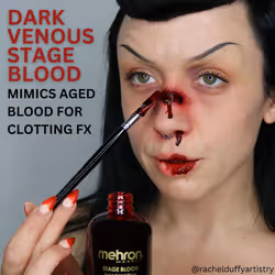Mehron Makeup Stage Blood | Edible Fake Blood Makeup for Stage  Costume  Cosplay (1oz.) (Dark Venous)